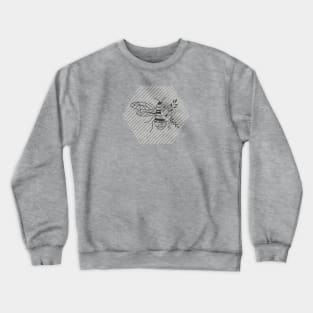 Bee and Honeycomb Crewneck Sweatshirt